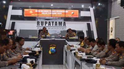 Antisipasi Luapan Air Bengawan Solo, Kapolres Bojonegoro Perintahkan Anggota Siaga