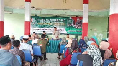 Gelar Reses, Ketua DPRD Bojonegoro: Akan Selalu Memperjuangkan Harapan Masyarakat