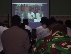 Kodim 0822 Gelar Vidcon Dzikir dan Doa Peringatan Isra’ Mi’raj 1444 H/ 2023 M