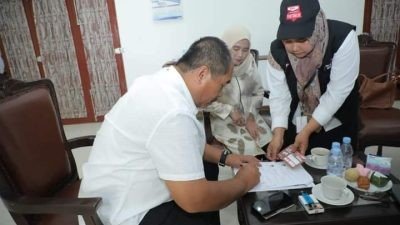 Pantarlih TPS 15 Kelurahan Selawan Lakukan Coklit Pada Wakil Bupati Asahan