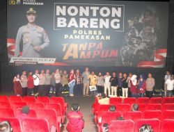 Polres Pamekasan Jalin Silaturahmi dengan Nobar Bersama Media