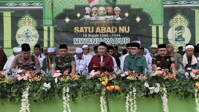 Ribuan Nahdliyin Pamekasan Hadiri Resepsi Puncak 1 Abad NU di Kadur