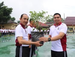Kapolres Magetan Bagikan 2000 Bibit, Dalam Rangka Program Ketahanan Pangan