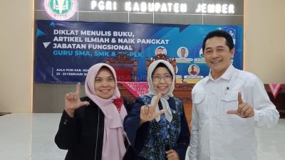 Diklat Menulis Buku Ilmiah Cabdindik Wilayah Jember Wujudkan Guru Profesional