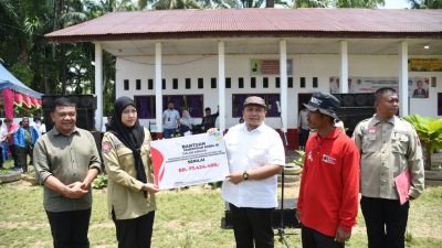 Kampung Siaga Bencana Tahun 2023 di Kukuhkan Bupati Tapanuli Selatan