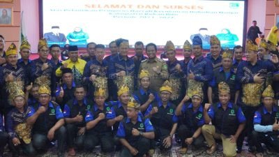 Bupati Rohil Hadiri Pelantikan Pengurus Daerah Kerukunan Bubuhan Banjar 2023 – 2027