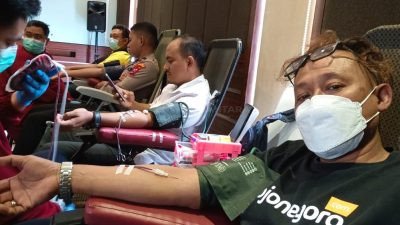 Peduli Kemanusiaan, JMSI Ikuti Donor Darah yang Digelar ASTON Bojonegoro City Hotel dan Fave Hotel Sudirman