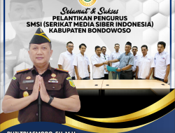 Kejaksaan Negeri Bondowoso Mengucapkan Selamat dan Sukses Atas Pelantikan Pengurus SMSI Kabupaten Bondowoso