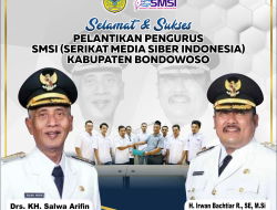 Bupati dan Wakil Bupati Bondowoso Mengucapkan Selamat dan Sukses Atas Pelantikan Pengurus SMSI Kabupaten Bondowoso