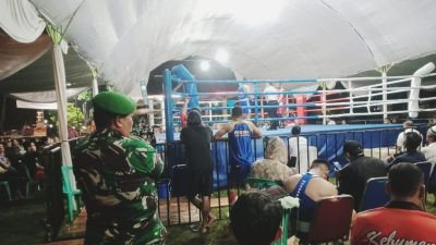 Meski Keadaan Hujan, Kejuaraan Tinju Amatir Bupati Banjarnegara Cup 2023 Tetap Berlangsung