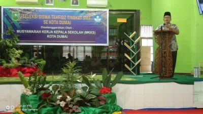 Dibuka Ketua MKKS Kota Dumai, Seleksi Tahfidz Tingkat SMA Dimulai