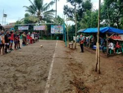 Menyambut Bulan Suci Ramadhan, Kelurahan Taman Asri Way Kanan Adakan Open Turnamen Volly Ball