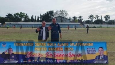 Ajang Silaturahmi, DPD Partai Nasdem Kabupaten Purwakarta Gelar Turnamen Sepak Bola