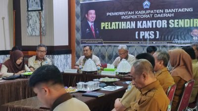 Tingkatkan Pengawasan APIP, Inspektorat Bantaeng Gelar Sosialisasi Pedoman Penilaian MCP-KPK