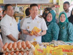 Cek Harga dan Ketersediaan Sembako, Bupati Rohil Bersama Forkopimda Kunjungi Pasar Datuk Rubiah