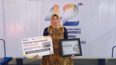 Mengabdi 10 Tahun Lebih, Fefi Nurdiana Widjayanti Dosen Unmuh Jember Raih Dosen Terbaik Dapat Fasilitas Haji