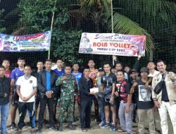 Open Turnamen Volly Ball Club Putra Kelurahan Taman Asri Way Kanan Dimenangkan oleh Tim Tuan Rumah