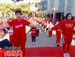 Senam SICITA PDIP Magetan Bersama Diana Sasa