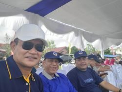 Hasrul Bacaleg Nasdem Dapil 2 Riau Hadiri Ulang Tahun ke-23 Desa Pandau Jaya Kampar