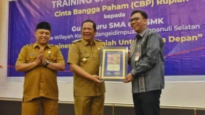 Wali Kota Padang Sidempuan Hadiri Sosialisasi CBP Rupiah Terhadap Guru SMA/SMK
