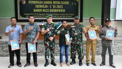 Kodim 0822 Bondowoso Gelar Pembinaan Jaring Mitra Karib