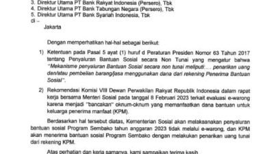 Penyaluran BPNT Melalui e-Warong Dihentikan Kemensos, KPM di Banjarnegara Bebas Gesek ATM dan Belanja Dimanapun