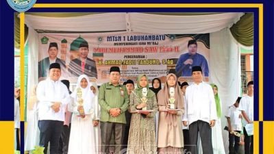 Staf Ahli Bupati Labuhanbatu Menghadiri Peringatan Isra Mi’raj di MTsN 1