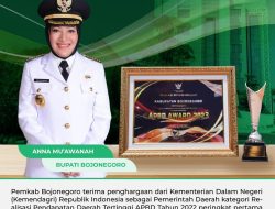Pemkab Bojonegoro Raih Penghargaan Realisasi Pendapatan Daerah 2022 Tertinggi se-Indonesia