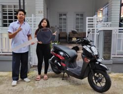 Astra Motor Kaltim 2 Serahkan 1 Unit Hadiah Doorprize Honda DBL East Kalimantan Series
