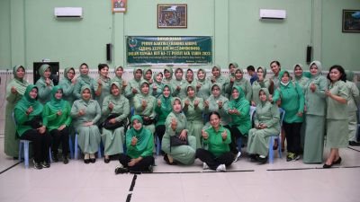 Kodim 0822 Bondowoso Gelar Donor Darah HUT Persit Kartika Chandra Kirana ke-77