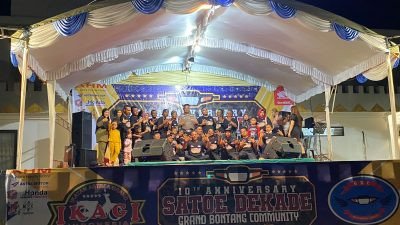 Pentas Budaya Warnai Anniversary 1 Dekade Grand Bontang Community, Setia Sampek Tuwek