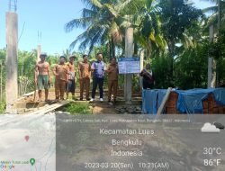 Tingkatkan Pelayanan Masyarakat, Pemdes Padang Jati Kaur Bangun Kantor Desa