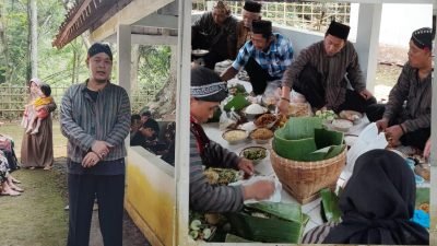 Diselimuti Awan Mendung, Masyarakat Desa Karangjati Banjarnegera, Tetap Antusias Mengikuti Nyadran