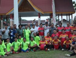 Memperingati HPN 2023, Pemda Pelalawan Gelar Pertandingan Sepak Bola