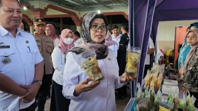 Kunjungi Dua Desa Program OVOP, Bupati Blitar Rini Syarifah Serahkan Perijinan UMKM