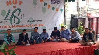HUT ke 48 Perumdam Tirta Pandalungan Jember Lounching Program Sedekah Air