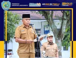 Staf Ahli Bupati Pimpin Apel Gabungan Pegawai di Pemkab Labuhanbatu