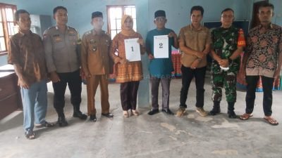 Pj Kepala Kampung Say Umpu Way Kanan Kawal Langsung Penetapan Nomer Urut Bakal Calon Kepala Kampung yang lkut Berkompetisi