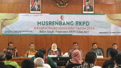 Buka Musrenbang RKPD 2023, Bupati Bojonegoro Berharap Dapat Menentukan Kesepakatan Demi Tercapainya Pembagunan Berkelanjutan