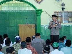 Safari Jum’at Ramadhan 1444 H, Kapolres Magetan Sampaikan Pesan Kamtibmas Kepada Para Jama’ah