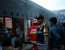 Enam Unit Rumah Kontrakan di Bogor Hangus Terbakar