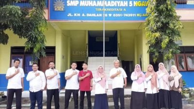 Kunjungan Kerja Forum Komunikasi dan Silaturahmi SMP/MTs Muhammadiyah Jatim Wilayah Barat ke SMPM 5 Ngawi