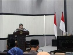 Mak Rini Sampaikan Nota Jawaban Atas Pandangan Umum Fraksi-fraksi DPRD Kabupaten Blitar