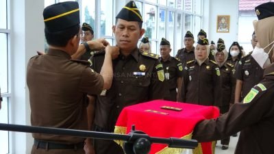 Kasi Intel Kejari Dumai Naik Pangkat jadi Jaksa Madya, Begini Pesan Kajari