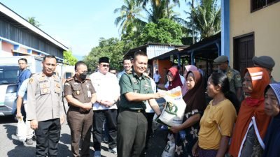 Dandim 0822 Bondowoso Hadiri Lounching Bantuan Pangan Beras