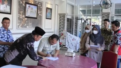 Bupati Labuhanbatu Sambut Kedatangan Tim Exit Meeting BPK Sumut