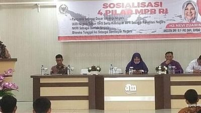 Wakil Ketua DPRD Pasaman Dampingi Anggota DPR RI Sosialisasi 4 Pilar Bernegara