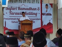 Bupati Pangandaran Menghadiri Safari Ramadhan dan Tarawih Keliling di Desa Sukanagara
