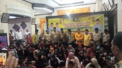 DPD Partai Golkar Tapsel Gelar Santunan Anak Yatim dan Buka Puasa Bersama Dihadiri Wabup Rasyid