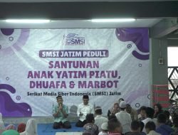 Jelang Hari Raya Idul Fitri, SMSI Jatim Bagikan Santunan di Rusunawa Tanah Merah Surabaya